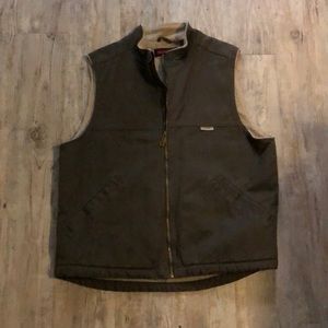 Fleece lined men’s vest
